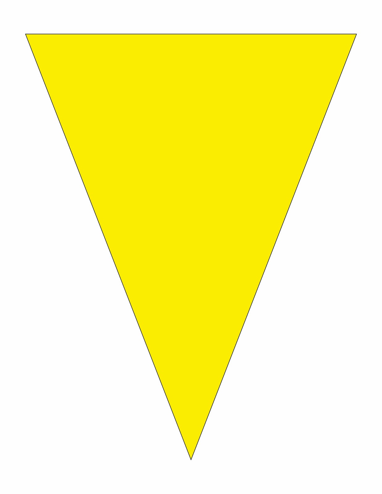Yellow Banner Flag Clipart