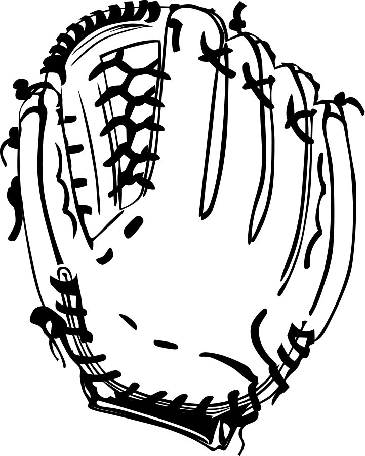 Cartoon Baseball Glove