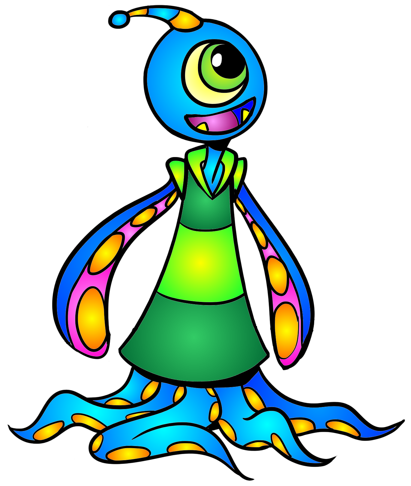 Alien Abduction Cliparts