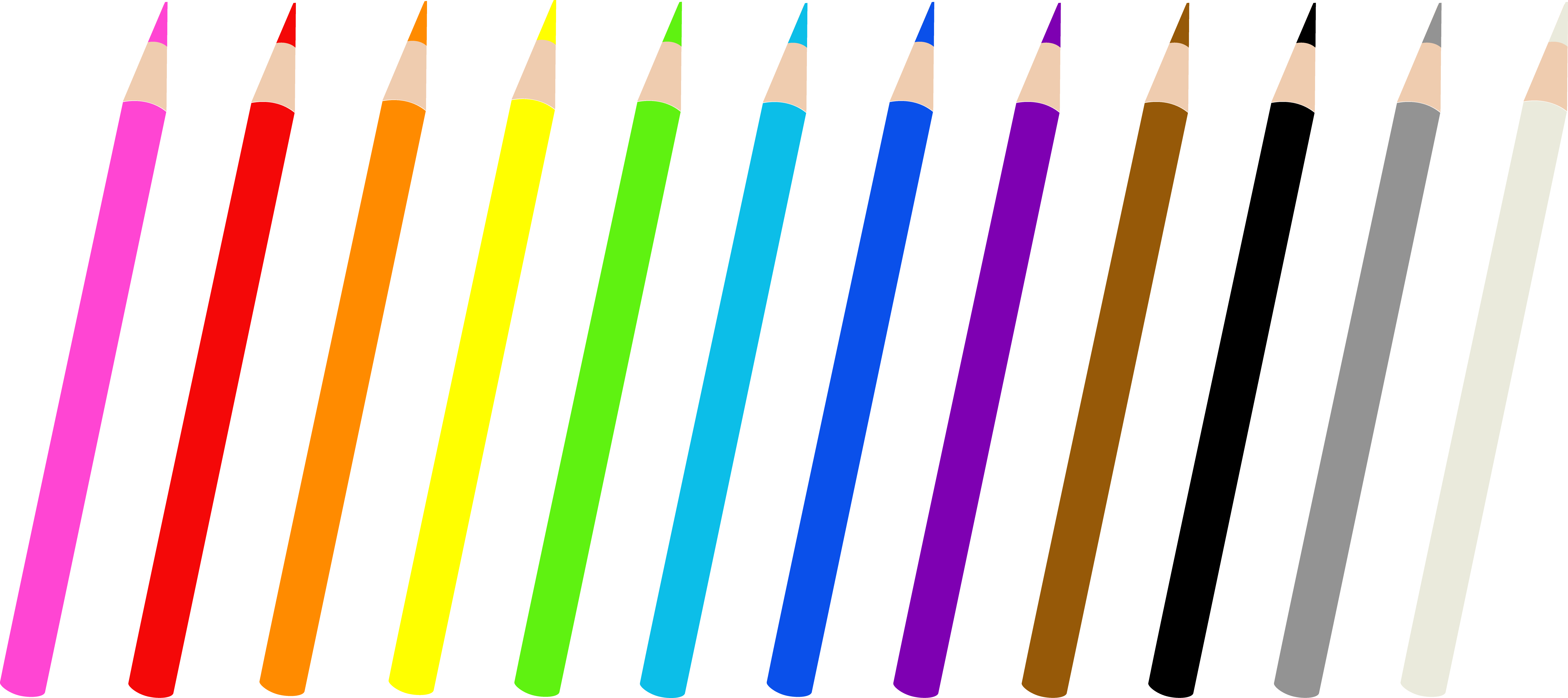 colored pencils clipart - Clip Art Library