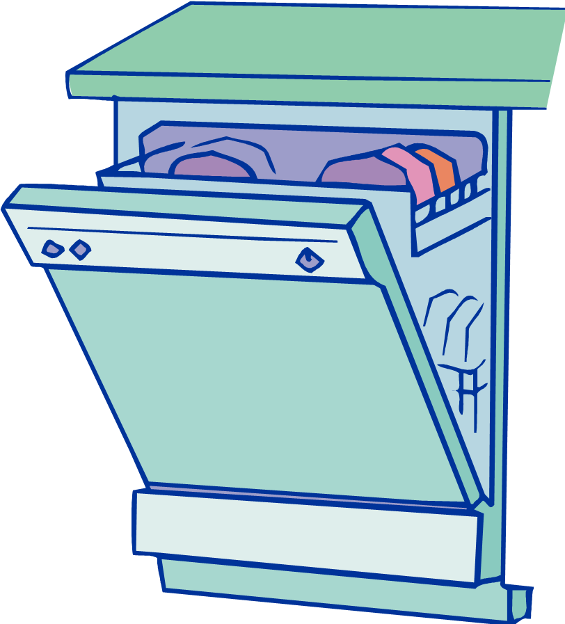 dishes in dishwasher clipart of children