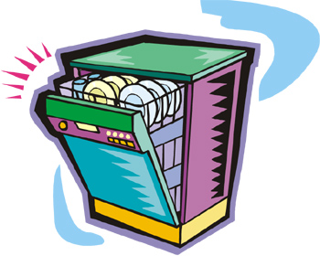 dishes in dishwasher clipart of children