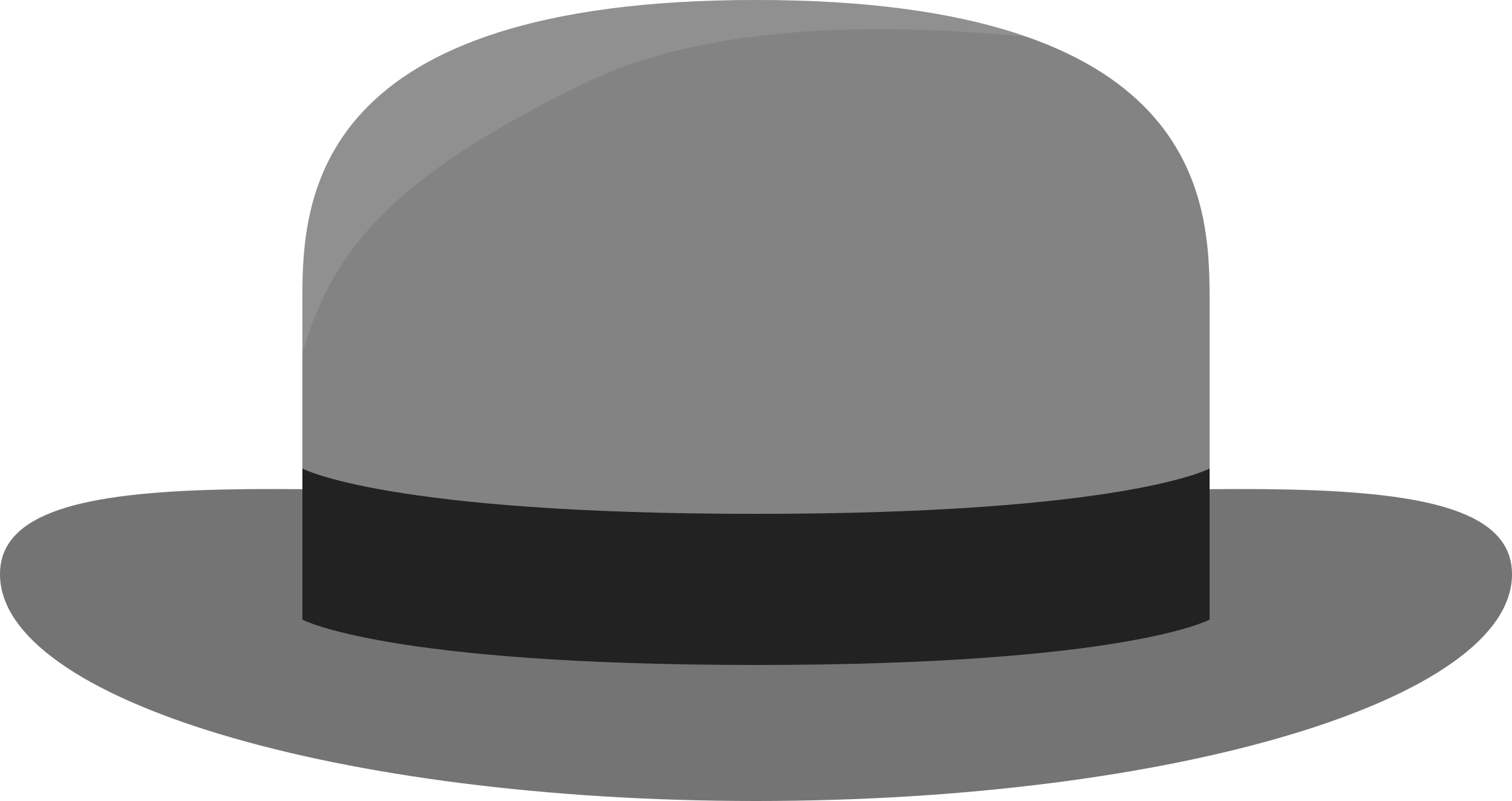 Bowler Hat Vector Clipart