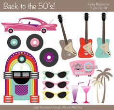 Meun 1950s Cliparts