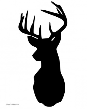 Deer Outline Clipart - Clip Art Library