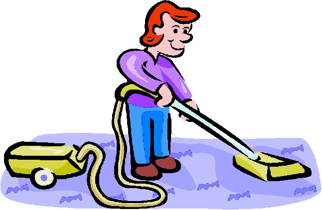Mom Cleaning Cliparts
