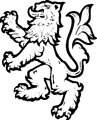 medieval lion clip art