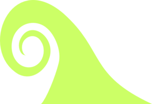 Honeydew Single Curl Wave Clip Art at Clker