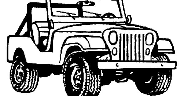 Fancy Jeep Cliparts