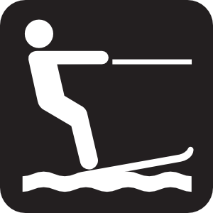 Ski Cliparts Black