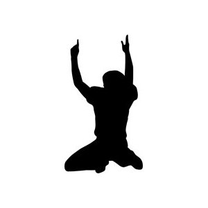 Touchdown Football Stencil