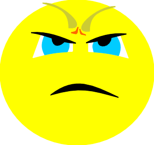 Angry Emotion Mask Clipart