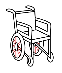 Wheel Chair Cliparts