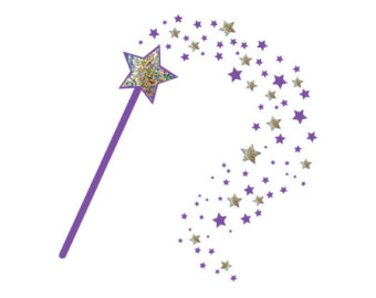 princess wand clipart