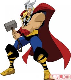 thor avengers cartoon - Clip Art Library