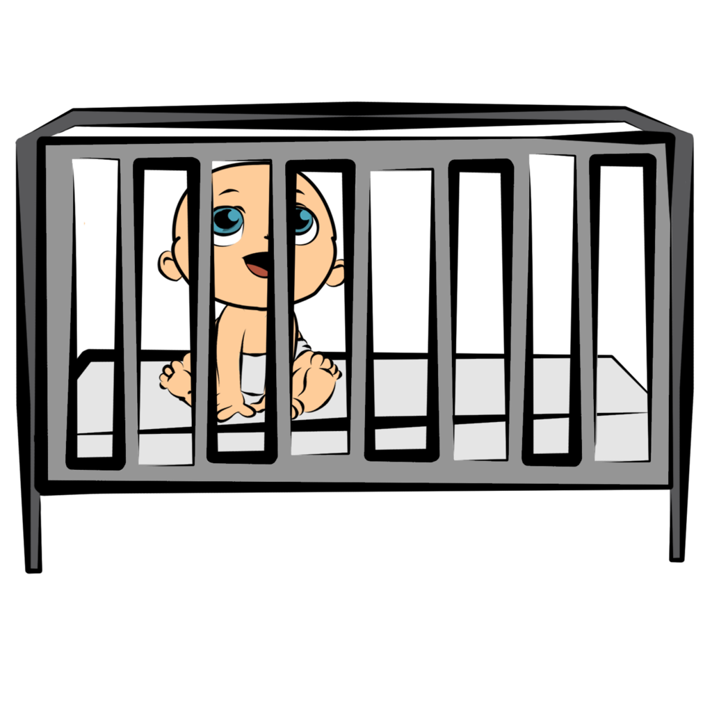 Girl Crib Cliparts