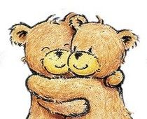 clipart bear hugs clip
