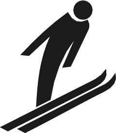 Ski Cliparts Black