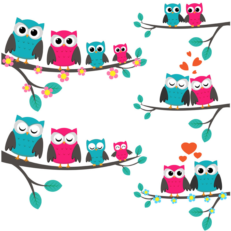 M Family Cliparts