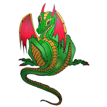 Word Dragon Cliparts
