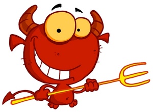 Devil Pitchfork Cliparts