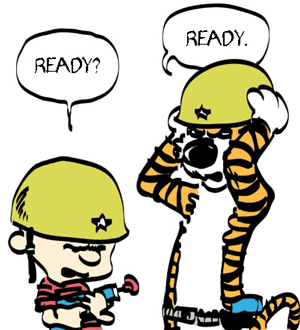 calvin and hobbes canada clipart