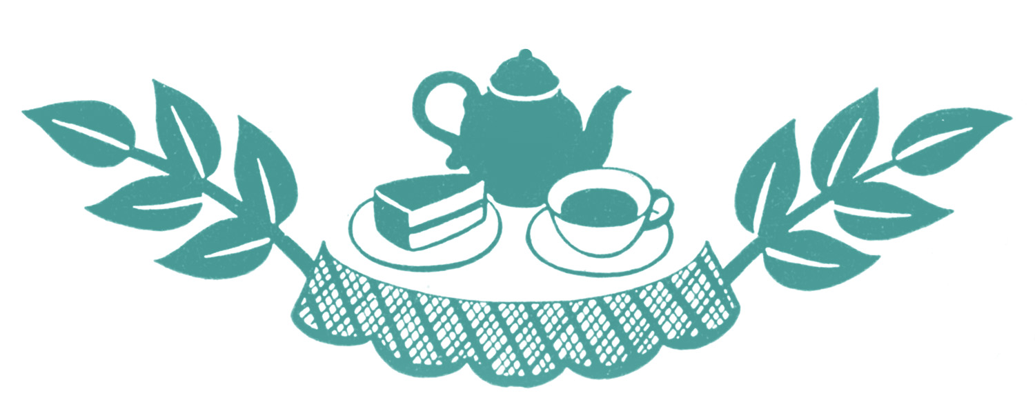 Tea Party Borders Clipart