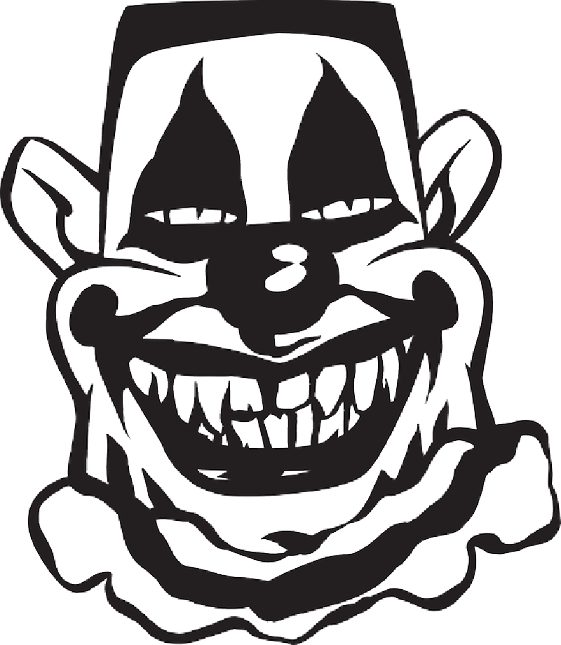 Clip Art Black And White Scary Clip Art Library 