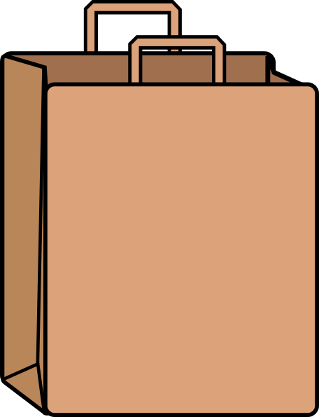 Clipart Of Box Of Groceries