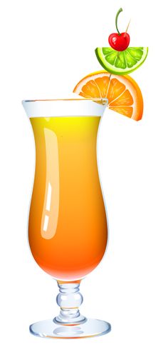 Cocktail with Pineapple PNG Clipart Picture