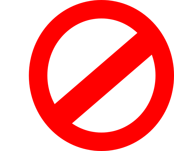 No Symbol Clip Art at Clker