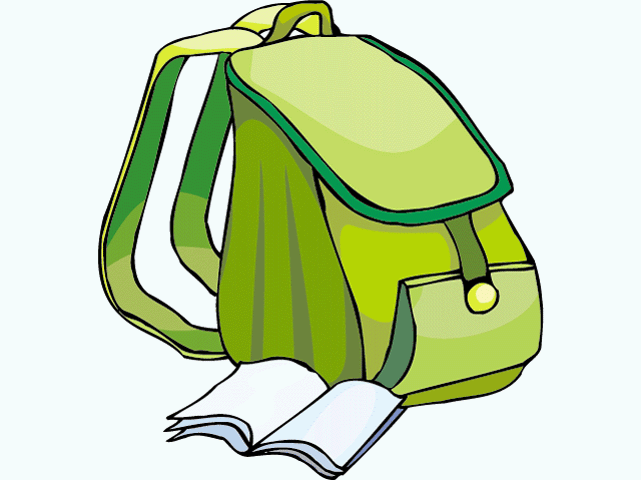 Packing School Bag Clipart Clip Art Library | vlr.eng.br