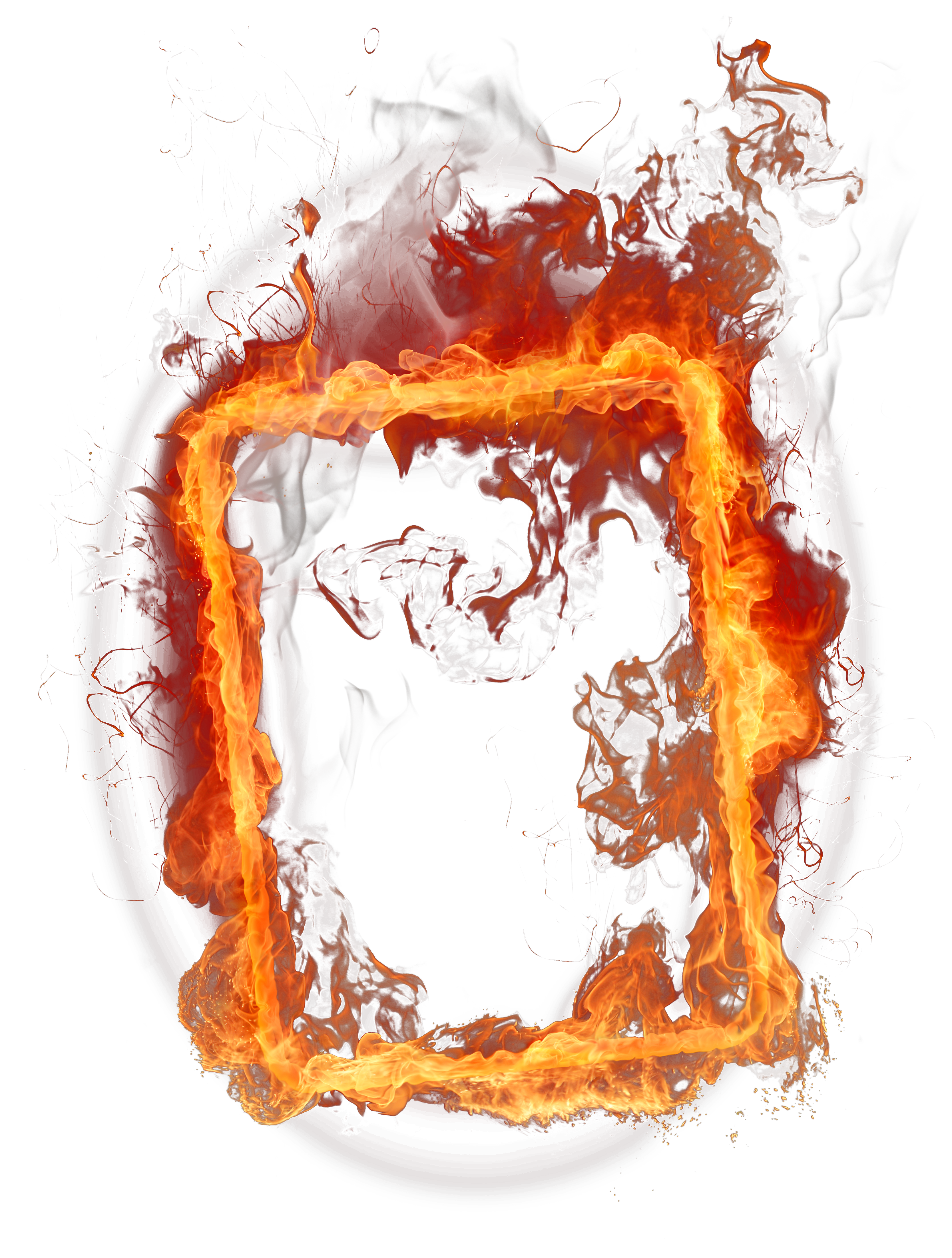 Fire Frame PNG Clipart