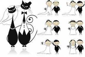 Wedding congratulations clipart