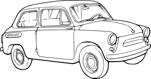 Line Car Cliparts