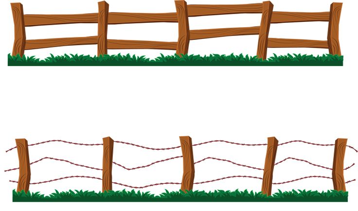 Barnyard Fence Clipart