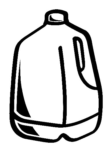 small milk container - Clip Art Library