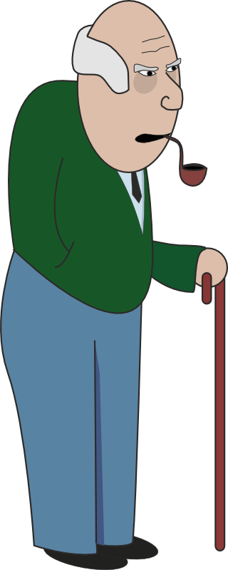 Cartoon Grandfather Cliparts