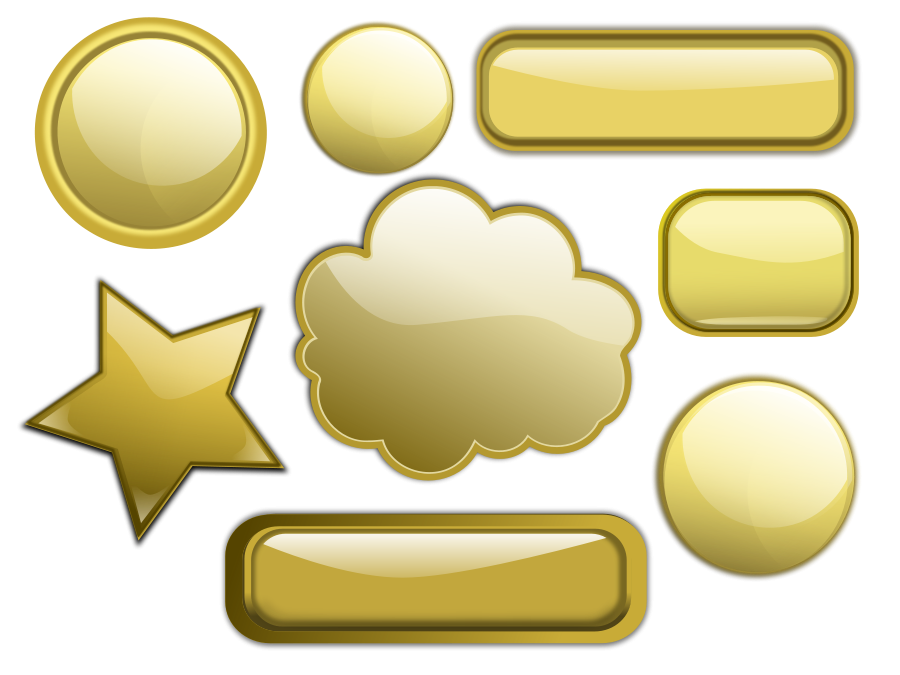 Gold Design Cliparts