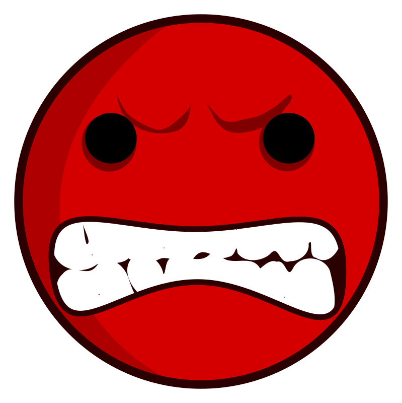 Irritated Smiley Cliparts