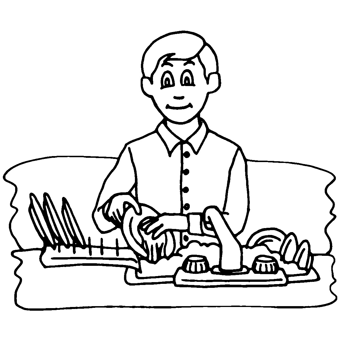 Make bed clipart black and white – ciij