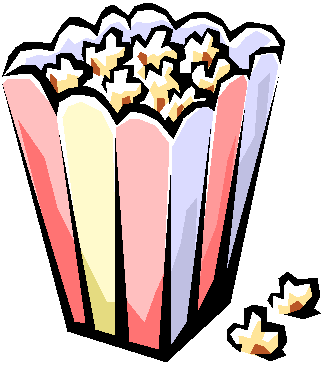Popcorn Clip Art Black And White