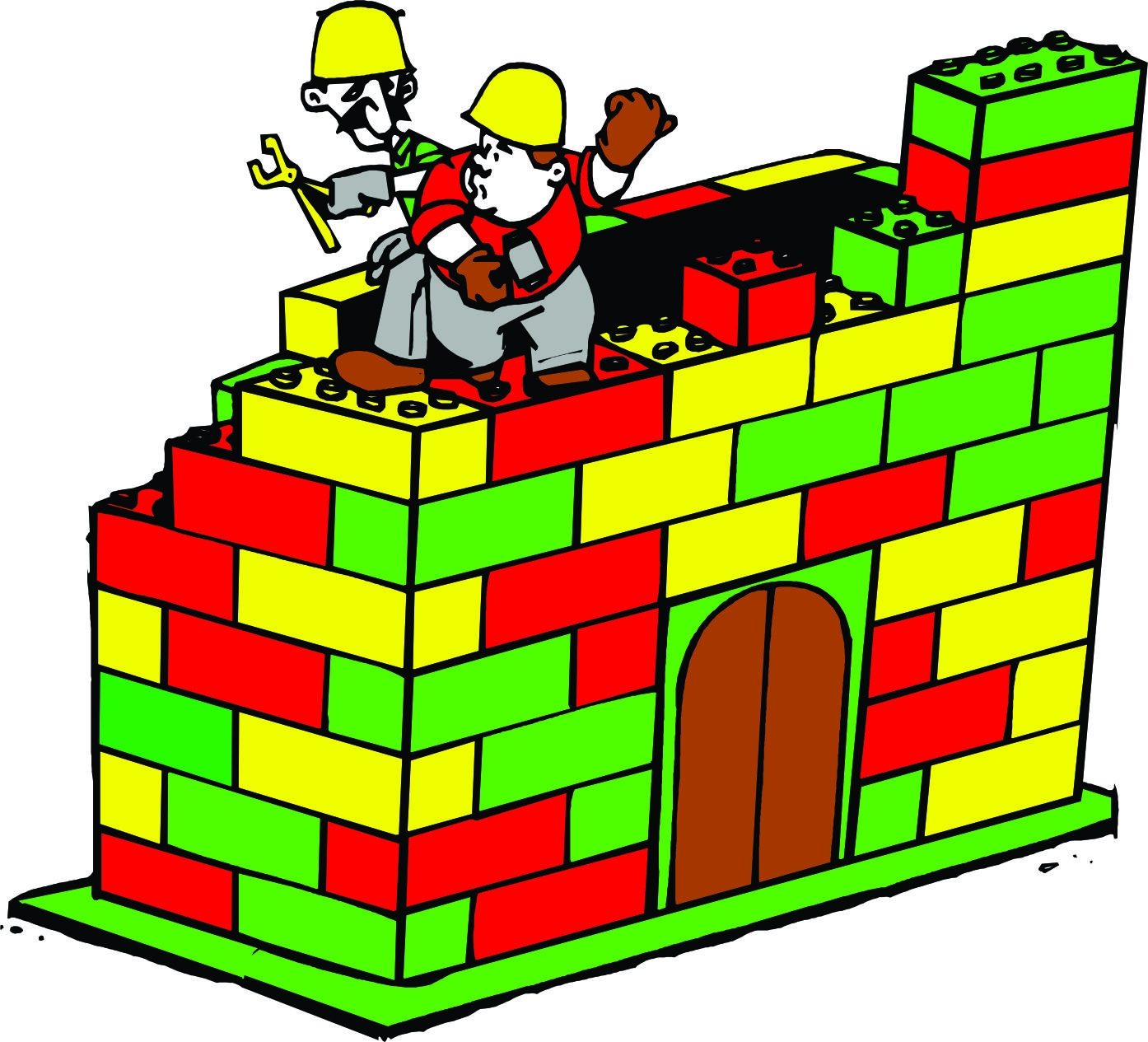 LEGO Builder Cliparts
