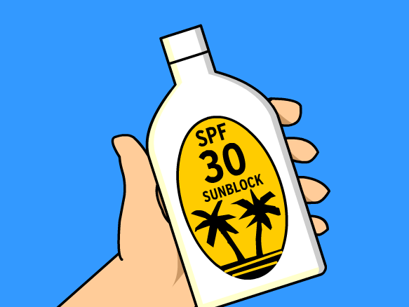 Suntan Lotion Cliparts