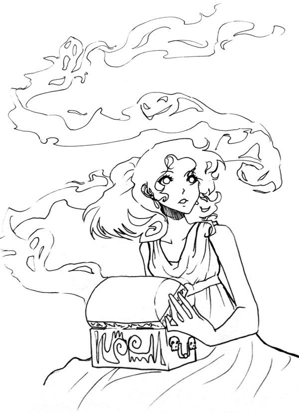 Pandora Drawing Mythology