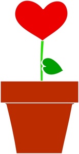 Heart Flower Cliparts