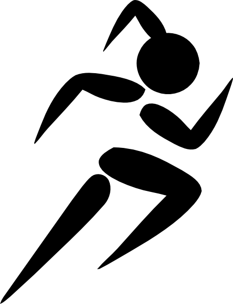 Running Girl Cliparts