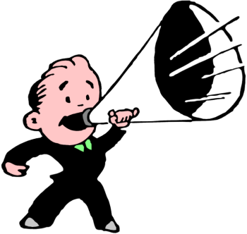 Small Megaphone Cliparts