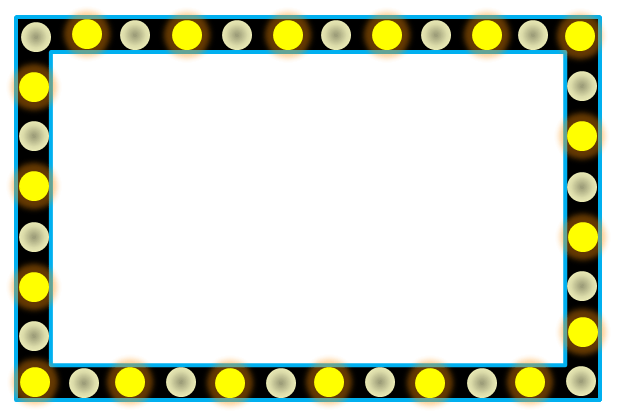 Broadway Marquee Lights Clipart 