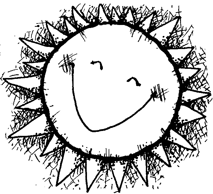Black And White Sun Of May
